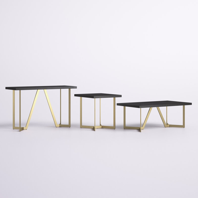 Ensemble de tables basses 3 pièces Ainhoa