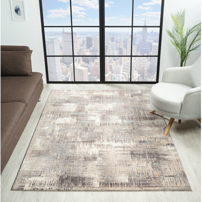 Tapis gris Faran Mayflowerf de 7 pi 10 po x 10 pi 6 po United Weavers