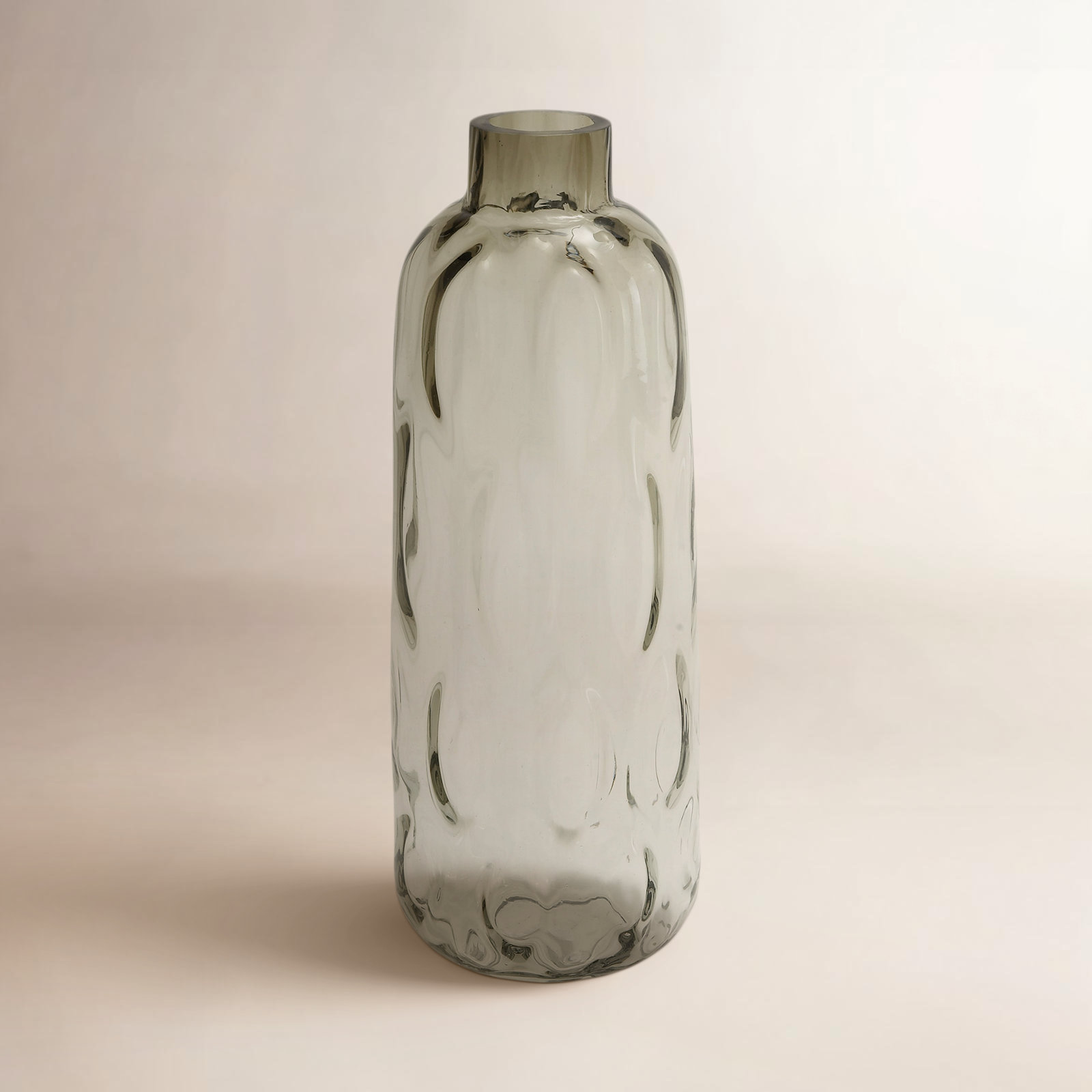 Glass Table Vase, 17" H x 7" W x 7" D