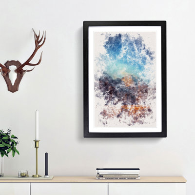 Mountain Path - Picture Frame Painting Print