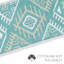 Tapis de marche intérieur antidérapant 9 po x 28 po Monument Design - 70% coton-52287860