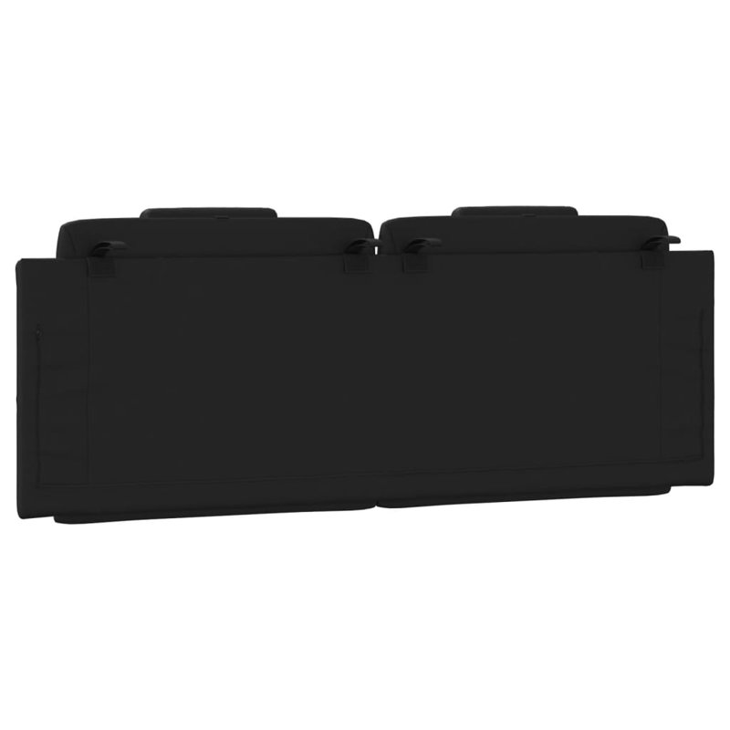 vidaXL Headboard Cushion Viana Black 137 cm Faux Leather