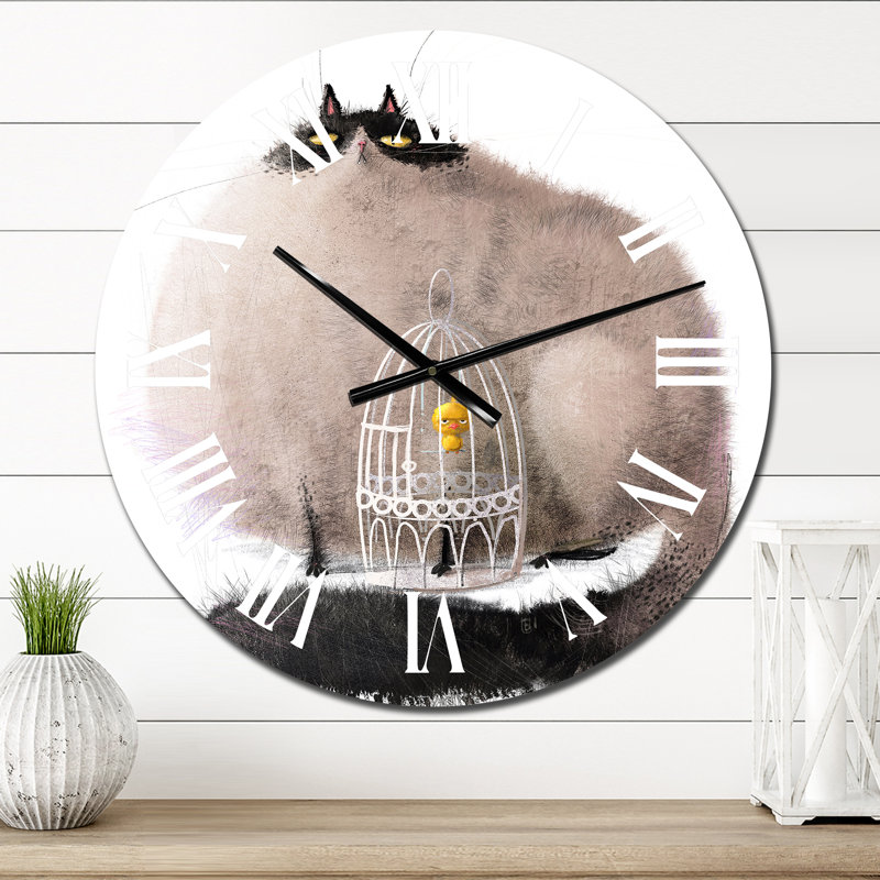 Horloge murale surdimensionnée Momina, Petit