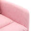 Chaise de bureau en cuir synthétique rose-383849813
