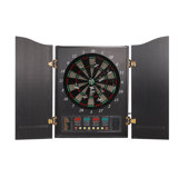 OUKANING Electronic Dartboard And Cabinet Set (Darts Included)