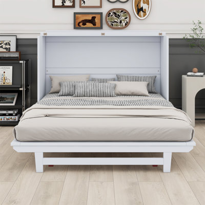 Lit escamotable avec pieds en fer, design moderne