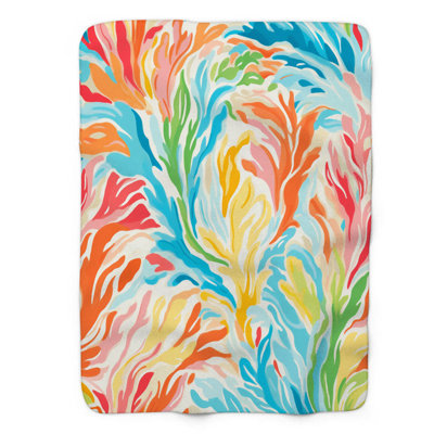 Coral Reef Art - 1 pièce Sherpa Premium