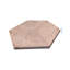 Marbre hexagonal jaune or beige, marbre naturel, pour mur, finition texturée FS, marbre cannelé 3D, pierre naturelle, marbre véritable, marbre véritable, 1 boîte de 12 pièces