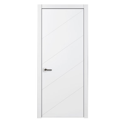 Porte pré-suspendue laminée laminée traditionnelle en bois massif + 80 po