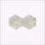 Marbre naturel hexagonal jaune or beige, pour plancher et mur, carreaux de marbre au fini poli, pierre naturelle, 1 boîte de 12 pièces