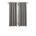 Gray with Brushed Nickel Grommets.