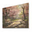 «Pink Springtime Park Floral Canopy III», impression sur toile d'arbre sur bois-1350078155