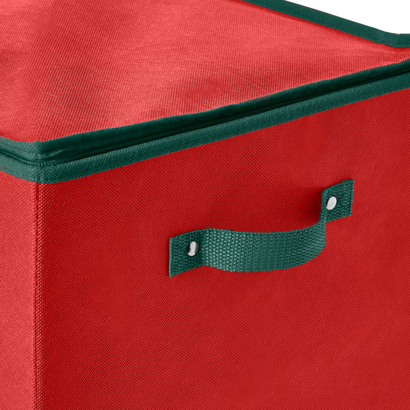 Angi Ornament Storage, Red