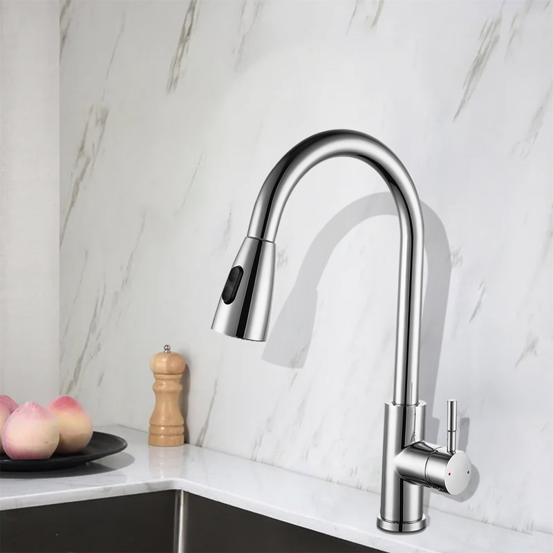 TONWIN Kitchen Faucet, Chrome