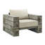 Ensemble de patio extérieur 4 pièces Manteo