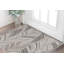 Tapis botanique tropical gris 3 pi x 5 pi