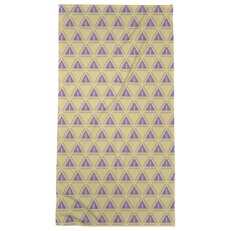 Barbra Beach Towel, Lavender/Orange