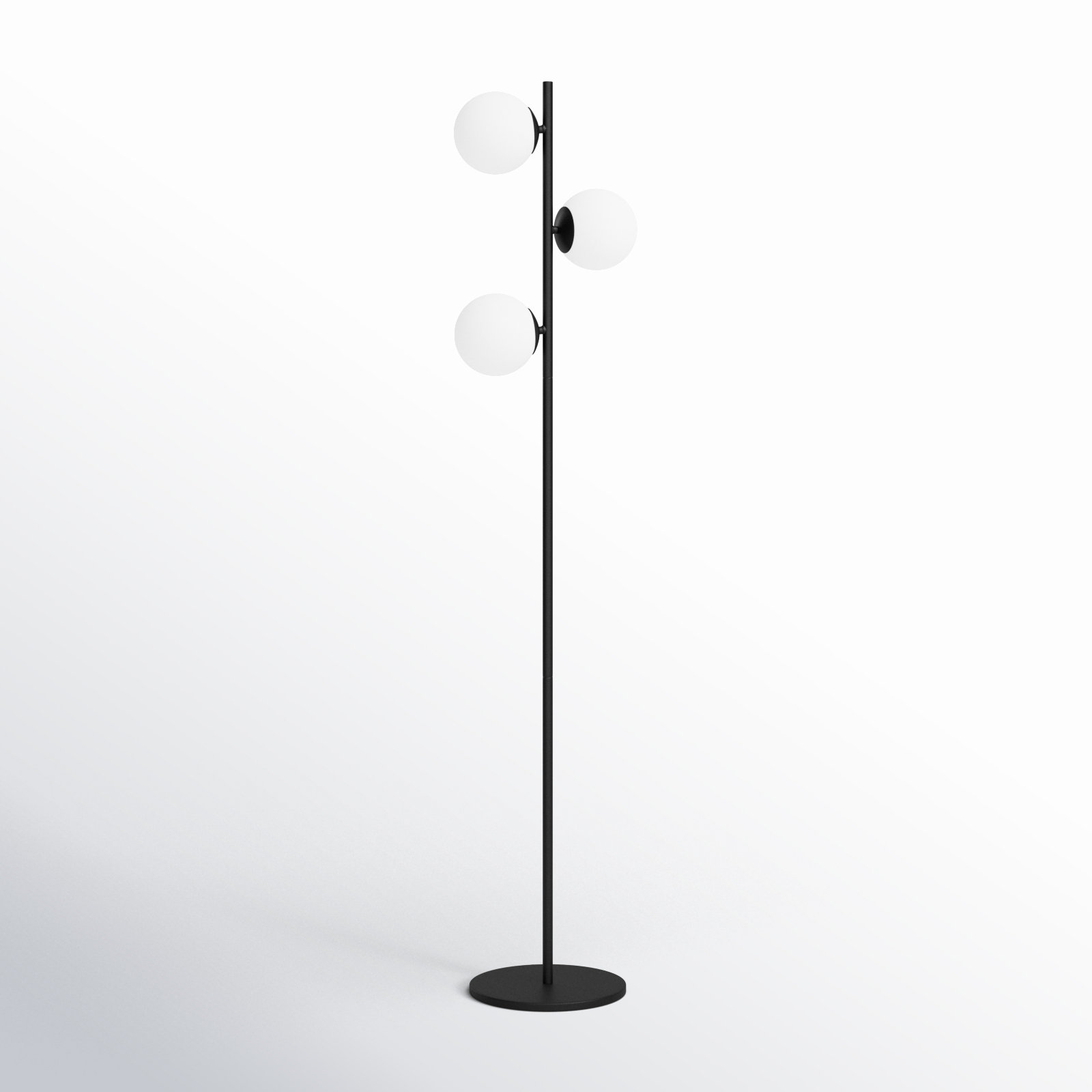 Dianna 64'' Floor Lamp, Black