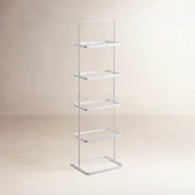 Yamazaki Home Upright 5-Pair Shoe Rack