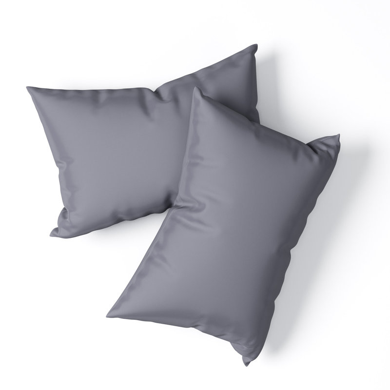 Panda 100% Bamboo Pillowcase Set - Hypoallergenic and Highly Breathable, Urban Grey