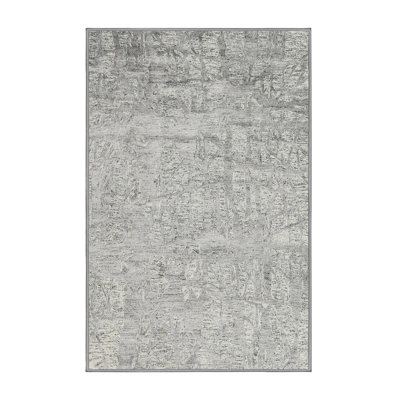 Tapis contemporain gris