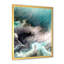 Turquoise liquide Art II - art mural moderne sur toile-902335497-902335498