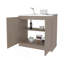 Armoire de base avec double porte et tablette intérieure Haivana