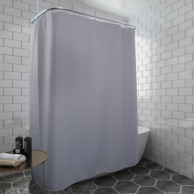Rideau de douche simple de couleur unie Aaryn-John