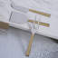 Latis Two-Tone Polished Cheese Knife Set