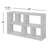 Stetson 59" W Bookcase-1871184830