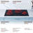 Rangaire 30" Induction 4 Burner Cooktop Black