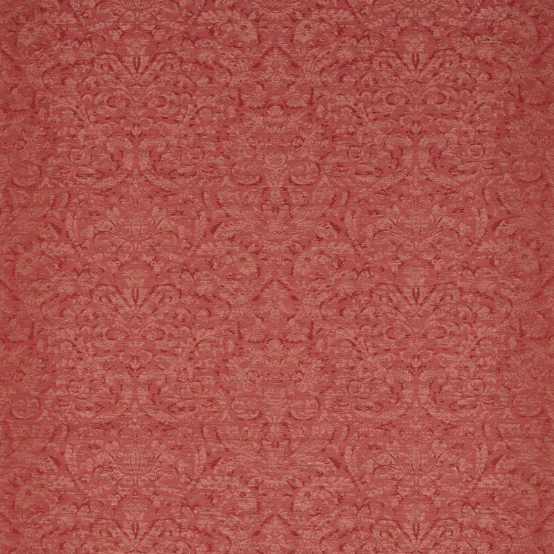 Suffolk Knole Damask Fabric, Venetian Red
