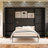 Her Majesty Murphy Bed with Storage Cabinets-88730511-89053060