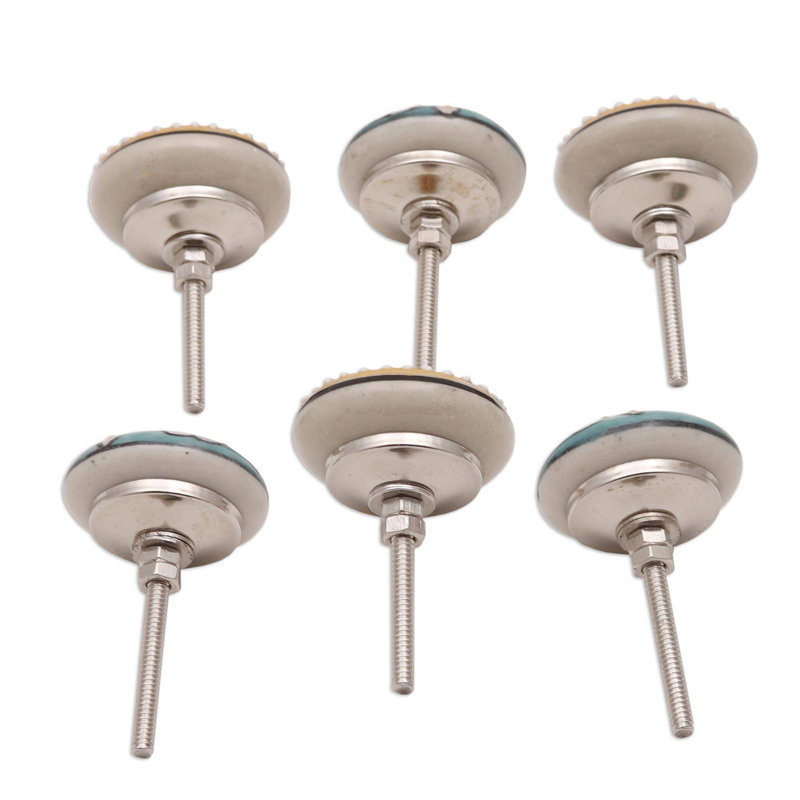 6 Piece Timeless Floral Door Knob Set