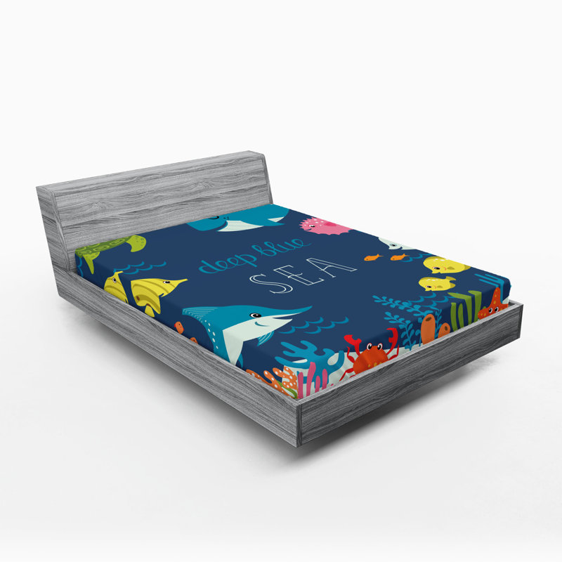 Multicolore Ambesonne, California King Fitted Sheet