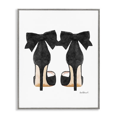 «Pompes Heels with Black Bow», impression