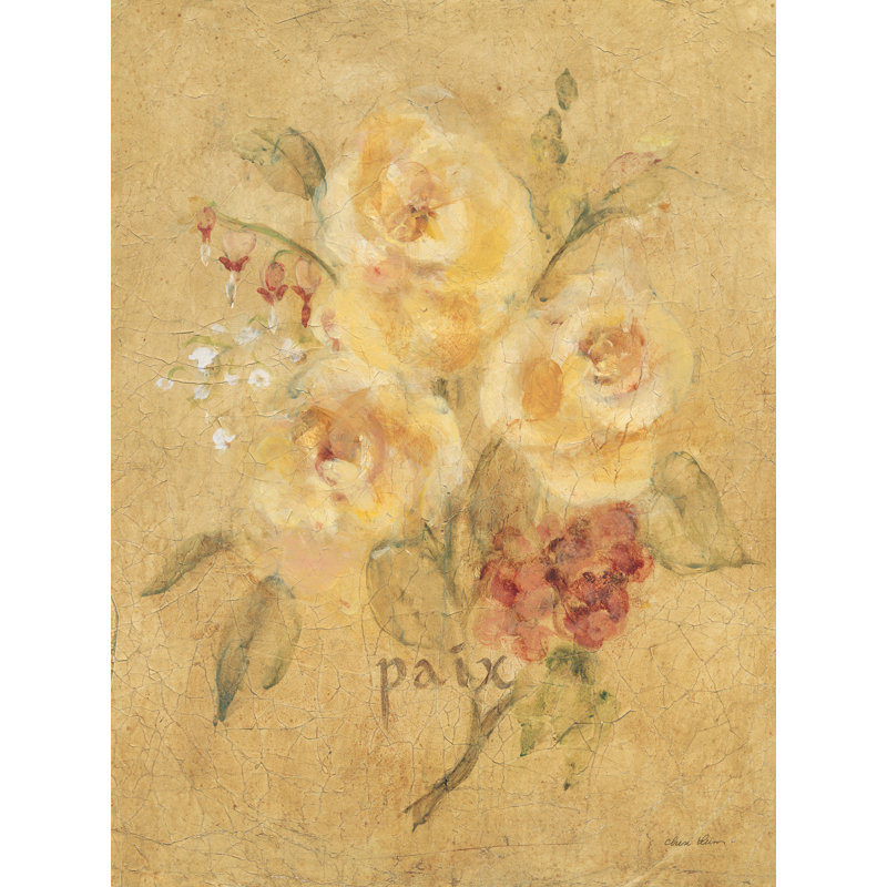 Paix sur toile par Cheri Blum, H 16 po x l 12 po
