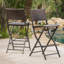 Chaise pliante en osier pour l'extérieur