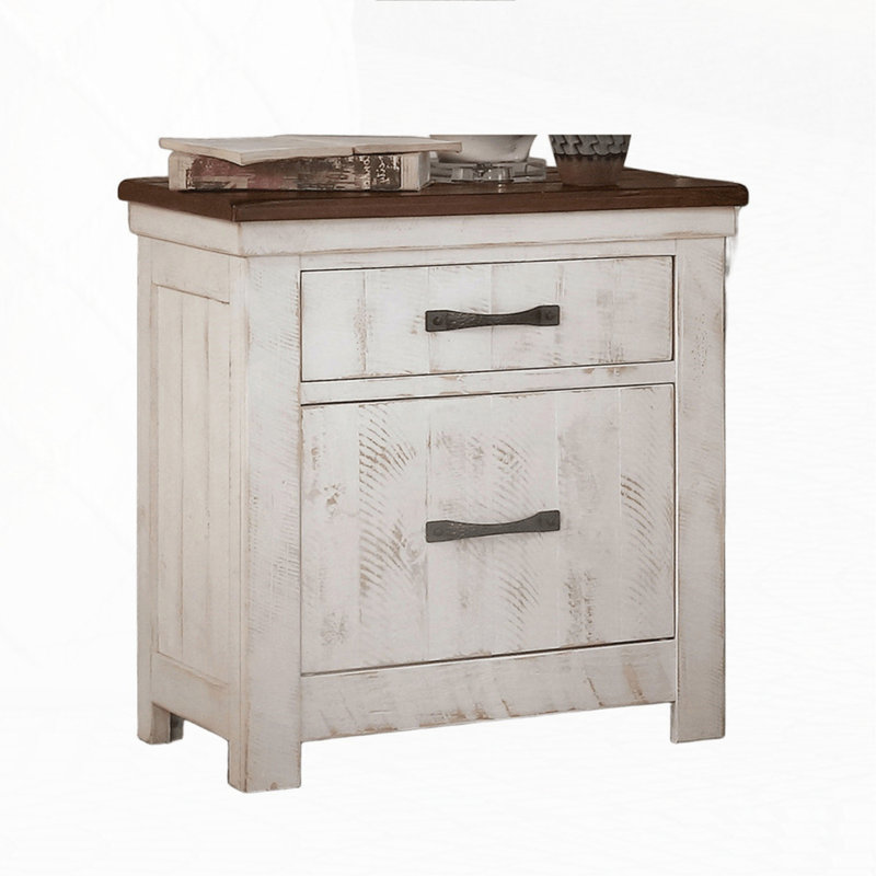 2-Drawers Bedside Table