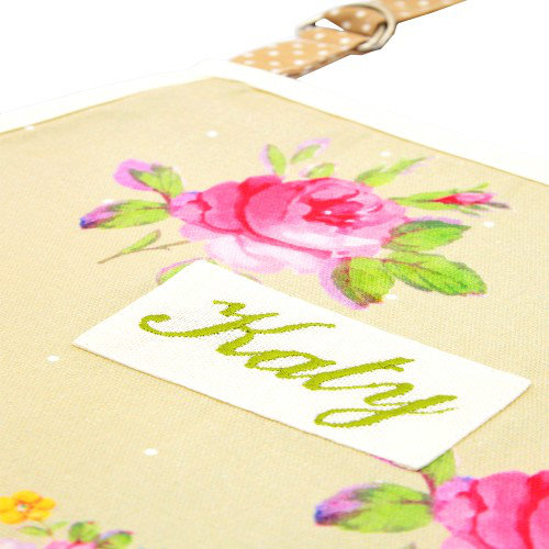 Rose Floral Childrens Apron, 2-5 Years, Sage