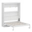 Lit mural peu encombrant avec tablettes de rangement intégrées-1463586367
