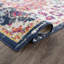 Tapis floral ivoire / bleu / orange Favreau-1685105796
