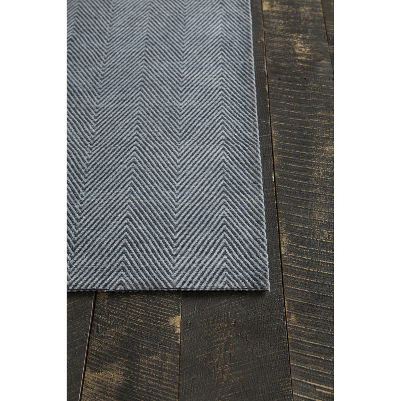 Curiel Wool Chevron Indoor Rug, 7'9" x 10'6"