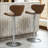 Masaccio Upholstery Airlift Adjustable Swivel Barstool With Chrome Base, Set Of 2-1771022946