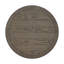 Table basse ronde avec tiroir et roulettes