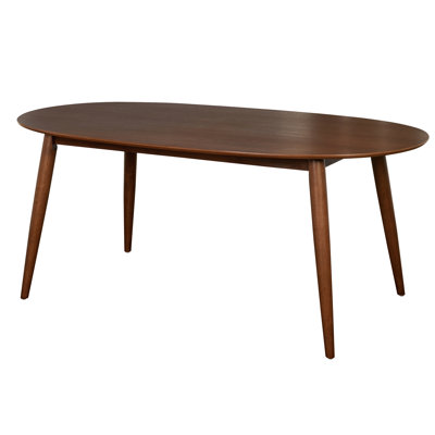 Jevon Oval Solid Wood Base Dining Table