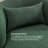  Aria Upholstered Swivel Armchair with Ottoman-1125484054