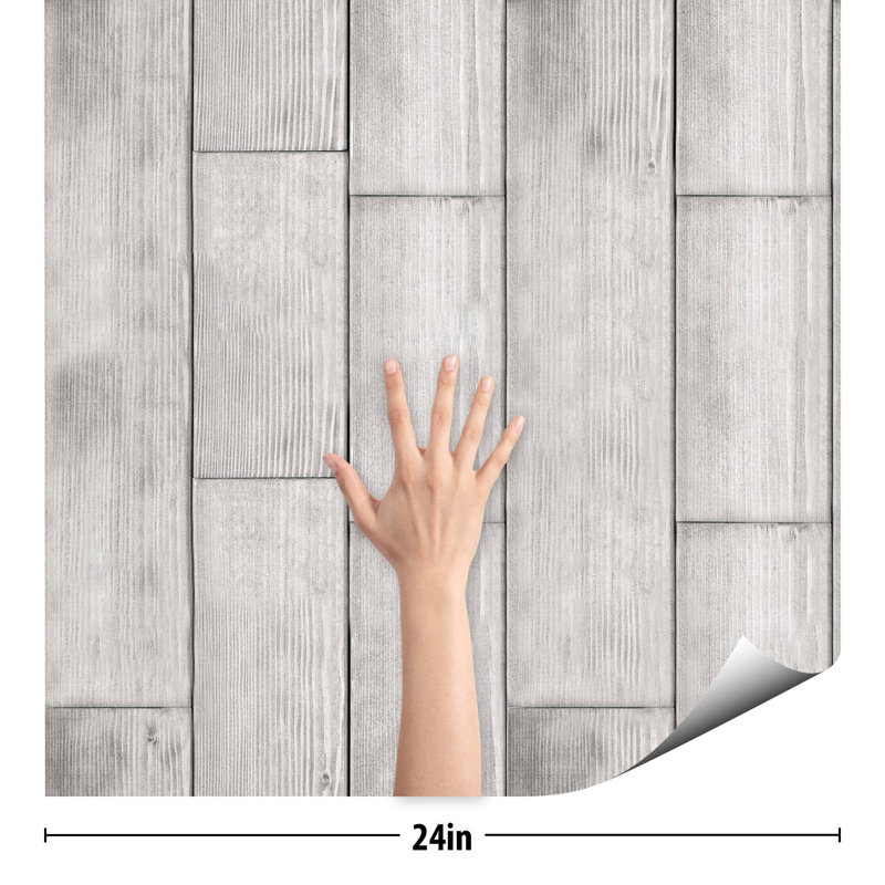 Carreau de papier peint Mudasir, L 48 po x l 24 po