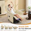 Fauteuil inclinable Power Lift pour personnes âgées avec lumières DEL et chaleur de massage-257432205