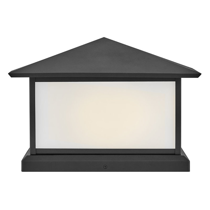 Walter 2 - Light Pier Mount Lantern, Textured Black
